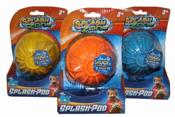 3 x Splash Zone Splash-Pod Wasserspielzeug Ball 3er Pack beluga 78202